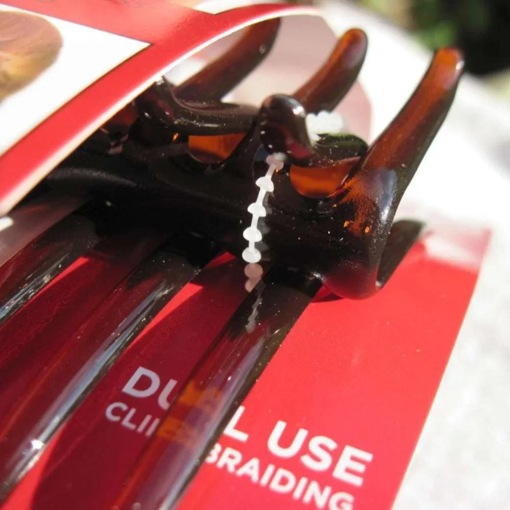 Vidal Sassoon Dual Use Clip Braiding Aid Cross Interlock Hair Braid Updo Pro